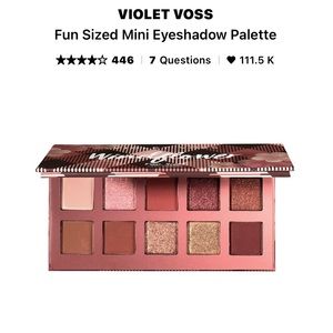 NWT Violet Voss Windflower Eyeshadow Palette